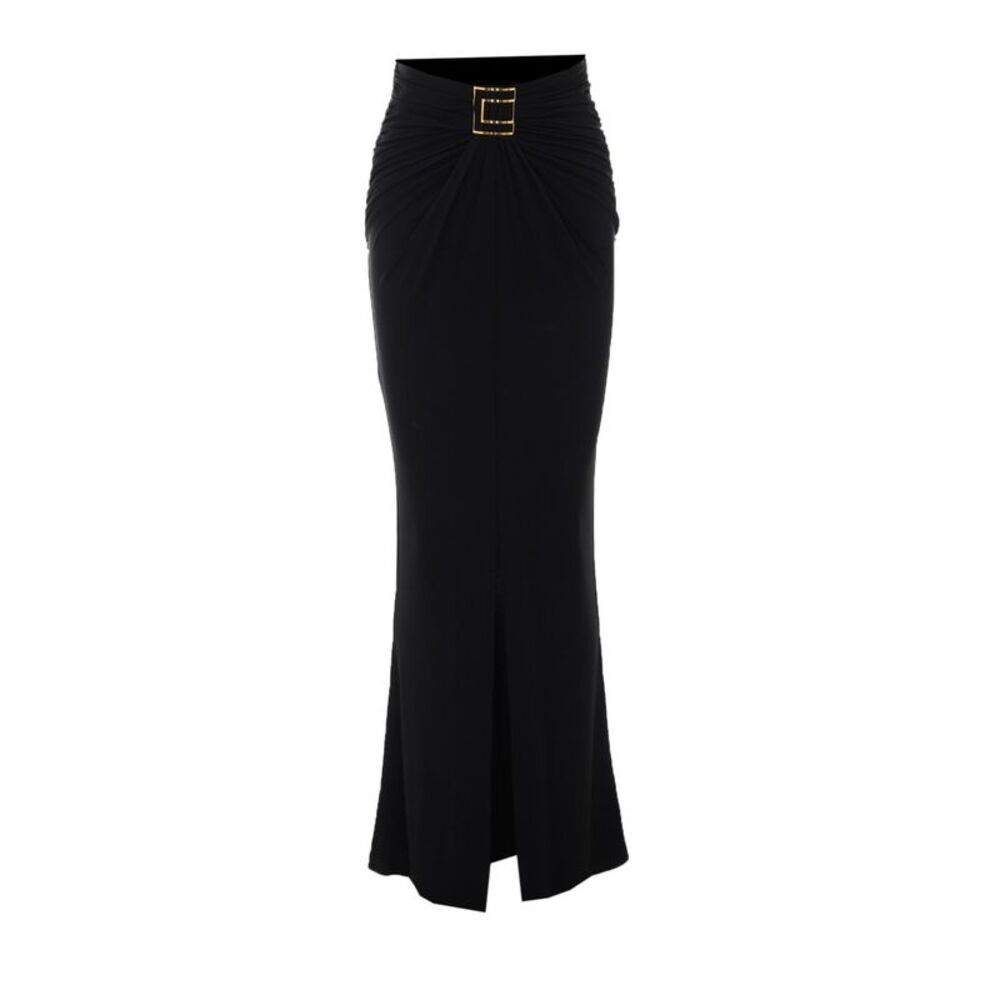 Elisabetta Franchi Women Long Skirt With Jewel Logo